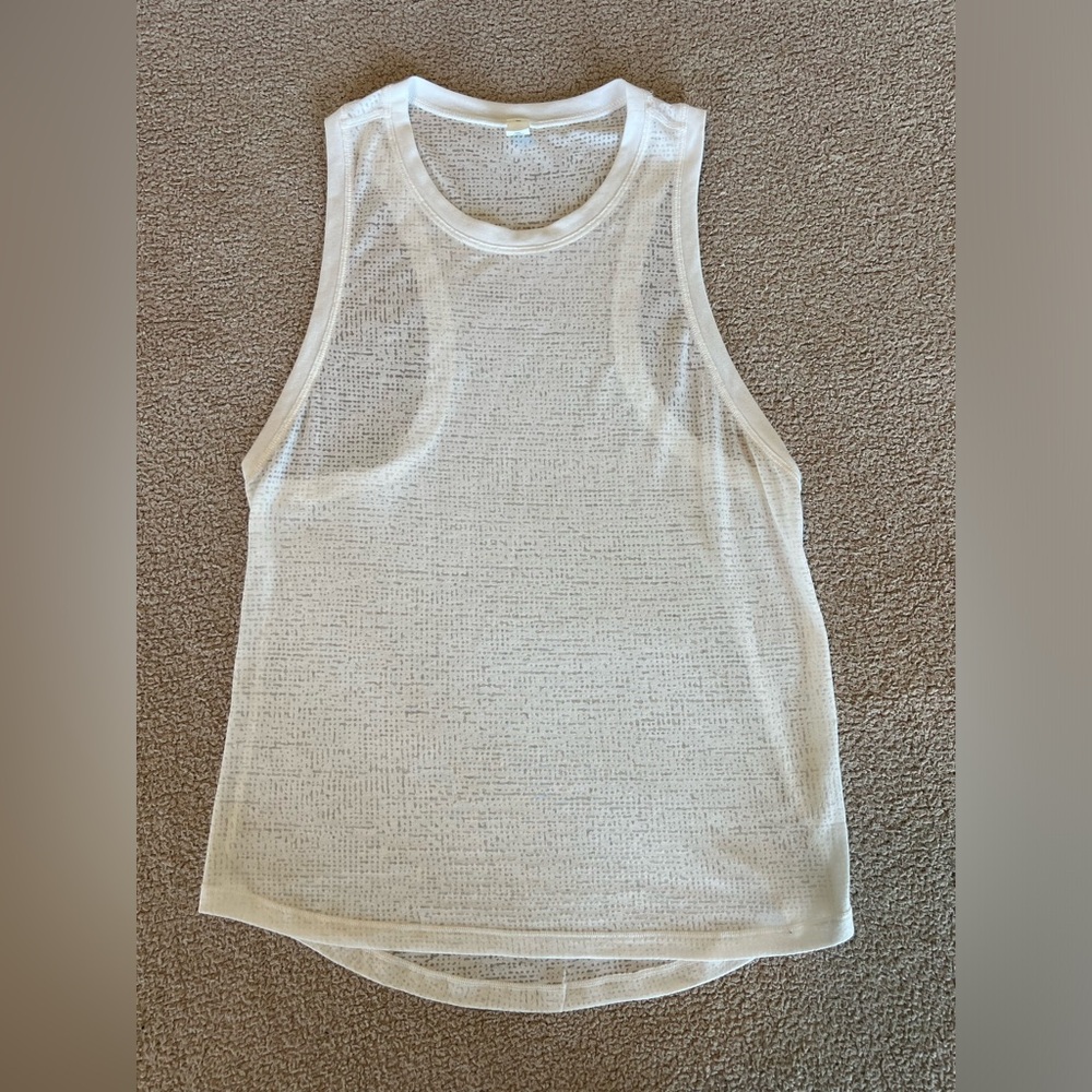 Lululemon white tank top